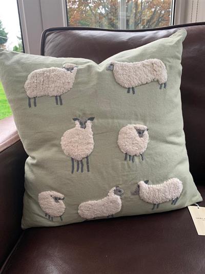 Sheep Embroidered